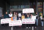 Anti-fracking Protest The Lowry Salford 